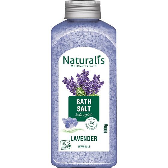 Naturalis Lavendel Badesalz mit dem Duft von Lavendel 1000 g