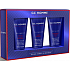 Grace Cole All The Action Duschgel 100 ml + Haarshampoo 100 ml + feuchtigkeitsspendende Gesichtscreme 100 ml, Kosmetikset für Männer