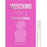 Moschino Toy 2 Kaugummi Eau de Toilette für Frauen 1 ml mit Spray, Fläschchen