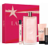 Lancome Idole parfümiertes Wasser 100 ml + parfümiertes Wasser 10 ml + Bodylotion 50 ml + Lash Idôle Mascara Mascara schwarz 2,5 ml, Geschenkset für Frauen