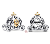 Charme Sterling Silber 925 Disney 100. jahrestag Cinderella - Zauberkutsche, Perle für Armband