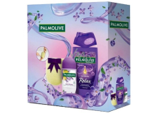 Palmolive Lavendel Relax Aroma Essence Ultimate Relax Duschgel 250 ml + Anti-Stress Antitranspirant Roll-on 50 ml + Massageschwamm, Kosmetikset für Frauen