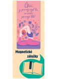 Albi Magnetisches Lesezeichen für das Buch Lesen ist meine Übung 8,7 x 4,4 cm