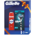 Gillette Mach3 Rasierer + Ersatzklingen 2 Stück + Old Spice Whitewater Duschgel 3in1 250 ml, Pflegeset für Männer