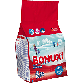Bonux Waschpulver White Polar Ice Fresh, 2,34 kg, 36 Anwendungen