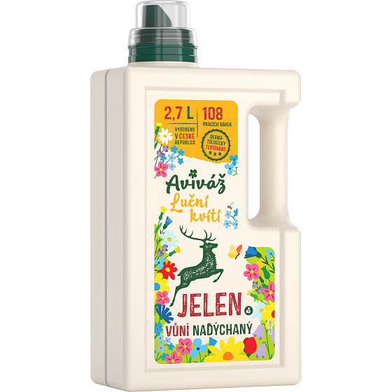Jelen Weichspüler mit Wiesenkraut, 108 Waschladungen, 2,7 l