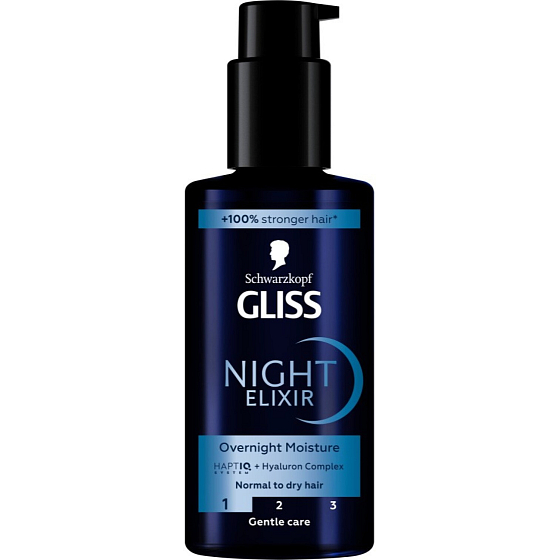Gliss Nacht-Elixier für Haare Overnight Moisture 100ml