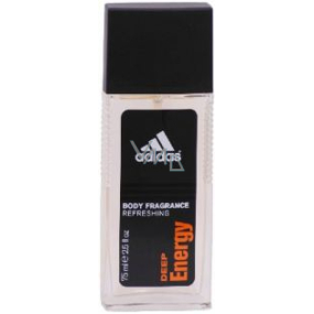 Adidas Deep Energy parfümiertes Deodorantglas für Männer 75 ml
