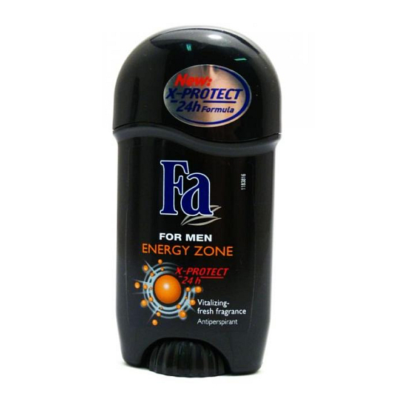 Fa Men 3D Energy Zone Antitranspirant Deodorant Stick für Männer 50 ml