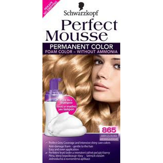 Perfect Mousse Permanent Color Haarfarbe 865 Amber Gold
