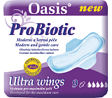 Oasis ProBiotic Ultra Wings Damenbinden, 9 Stück
