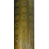Zöwie Geschenkpapier 70 x 150 cm Weihnachtsgold mit Sternen und Glitzer