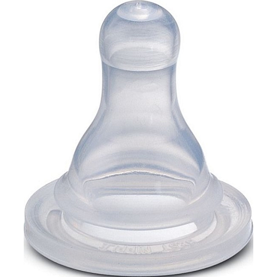 Baby Farlin Runder Silikonschnuller G-1-2 Milch 0-6 Monate 1 Stück