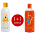 Ziaja Biscuit und Vanilleeis 2in1 Shampoo und Duschgel für Kinder 400ml + Kaugummi 2in1 Shampoo und Duschgel 500ml, Duopack