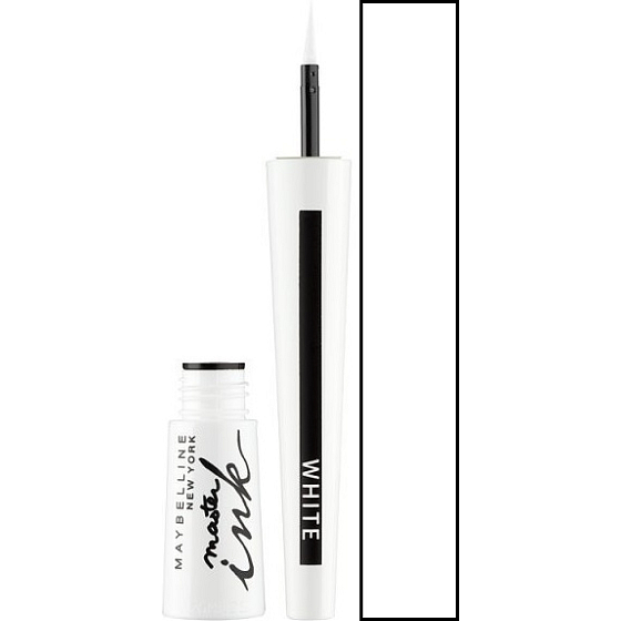 Maybelline Master Ink Flüssiger Eyeliner Eyeliner 11 Mattweiß 3 g