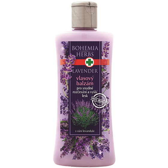 Bohemia Gifts Lavendel-Haarbalsam für einfaches Kämmen und höheren Glanz 250 ml