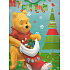 Ditipo Geschenk Papiertüte 26 x 13,5 x 32 cm Disney Winnie the Pooh Frohe Weihnachten