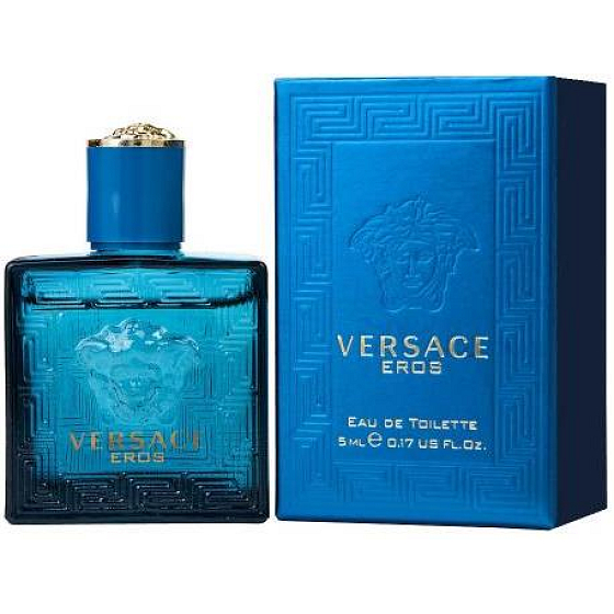 Versace Eros pour Homme Eau de Toilette für Männer 5 ml, Miniatur