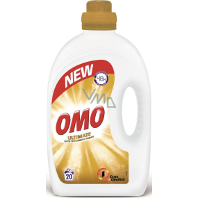 Omo Ultimate With Whiteness Power Waschgel, weiße Wäsche 25 Dosen 1,83 l