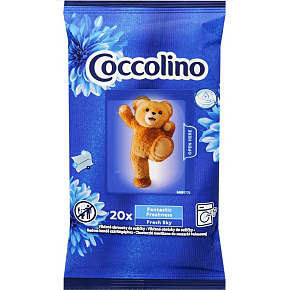 Coccolino Fresh Sky Feuchttücher für den Trockner 20 Stk
