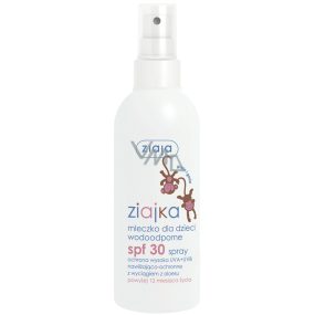 Ziaja Ziajka SPF30 wasserfester Sonnenschutz für Kinder ab 1 Jahr Spray 170 ml