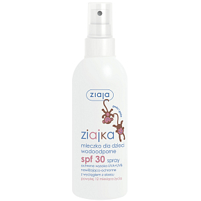 Ziaja Ziajka SPF30 wasserfester Sonnenschutz für Kinder ab 1 Jahr Spray 170 ml