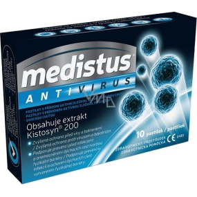 Medistus Antivirus Medizinprodukt mit dem natürlichen Wirkstoff Kistosyn® 200 zur Stärkung der Infektionsprävention 10 Lutschtabletten