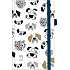 Albi Diary 2022 Tasche mit Gummiband Hunde 15 x 9,5 x 1,3 cm