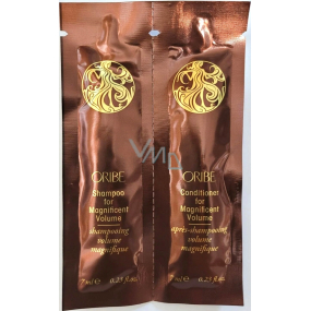 Oribe For Magnificent Volume Shampoo und Spülung für prächtiges Volumen für feines und normales Haar 2 x 7 ml, Duopack