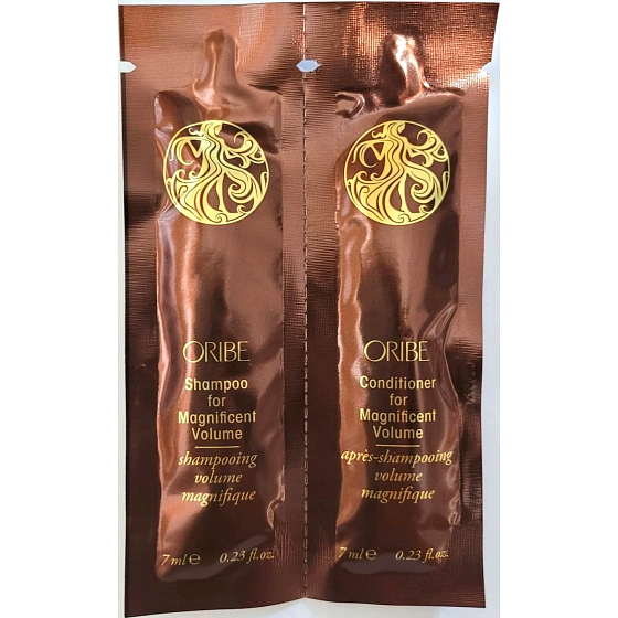 Oribe For Magnificent Volume Shampoo und Spülung für prächtiges Volumen für feines und normales Haar 2 x 7 ml, Duopack