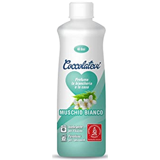 Coccolatevi Muschio Bianco konzentriertes Waschmaschinenparfüm mit Desinfektionsmittel 48 Dosen 300 ml