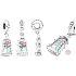 Charms Sterling Silber 925 Disney Die Schöne und das Biest Magic Rose, Armband Anhänger