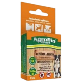 AgroBio Atak Ektosol M Natürliches Parasitenschutzmittel für Hunde 10 - 20 kg, in Form von Spot On