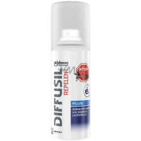 Diffusil Repellent Plus gegen Stechmücken, Läuse und Zecken, schnell trocknendes Spray mini 50 ml