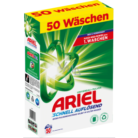 Ariel Universal+ Pulver universal Waschmittel für farbige Kleidung 50 Dosen 3 kg