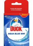 Duck WC Aqua Blue Effekt blaue Wasser Nachfüllpackungen für Spülkasten, 2× 40 g
