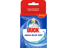Duck WC Aqua Blue Effekt blaue Wasser Nachfüllpackungen für Spülkasten, 2× 40 g