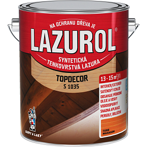 Lazurol Topdecor S1035 dünnschichtige Holzlasur T080 Mahagoni, 2,5 l