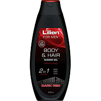 Lilien Men Dark Red Duschshampoo für Männer, 400 ml