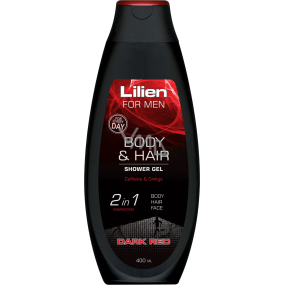 Lilien Men Dark Red Duschshampoo für Männer, 400 ml Lilien Men Dark Red Duschshampoo für Männer, 400 ml