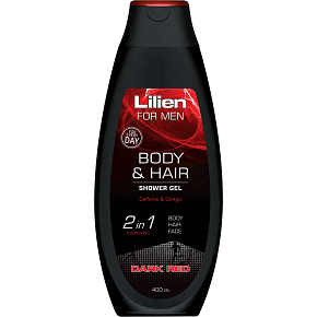 Lilien Men Dark Red Duschshampoo für Männer, 400 ml