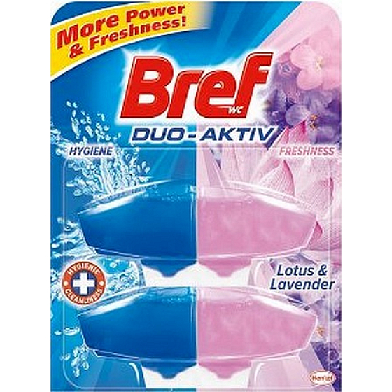 Bref Duo Aktiv Lotus & Lavendel Flüssig-WC-Block Nachfüllung 2 x 50 ml