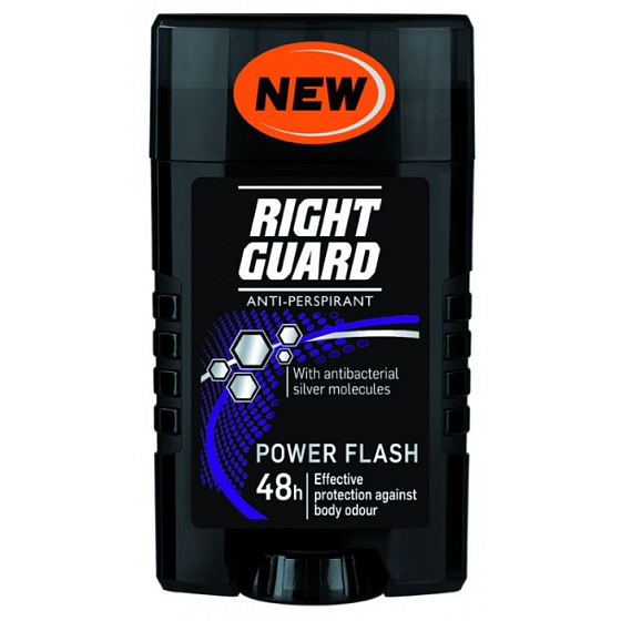 Right Guard Power Flash Antitranspirant Deodorant Stick für Männer 50 ml