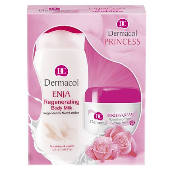 Dermacol Princess Anti-Trocknungscreme 50 ml + Körperlotion 200 ml, Kosmetikset