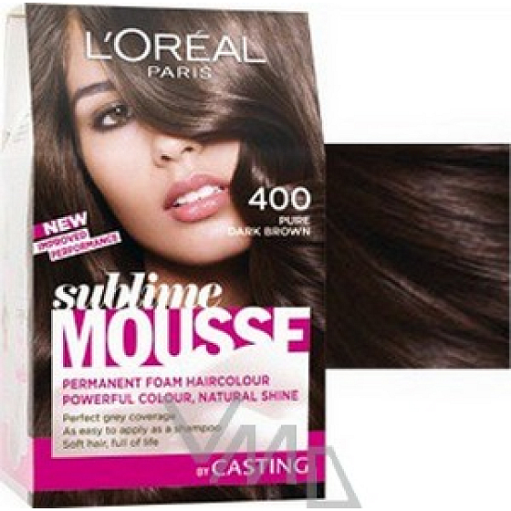 Loreal Paris Sublime Mousse Haarfarbe 400 rein dunkelbraun
