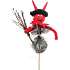 Teufel mit Schneebesen 28 cm