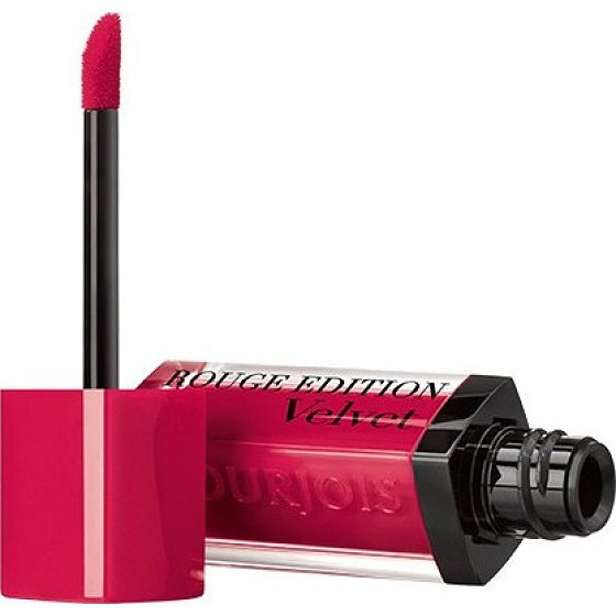 Bourjois Rouge Edition Samt flüssiger Lippenstift mit mattem Effekt 13 Fu (n) chsia 7,7 ml