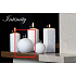Lima Marble Intimity Duftkerze weiße Kugel Durchmesser 80 mm 1 Stück