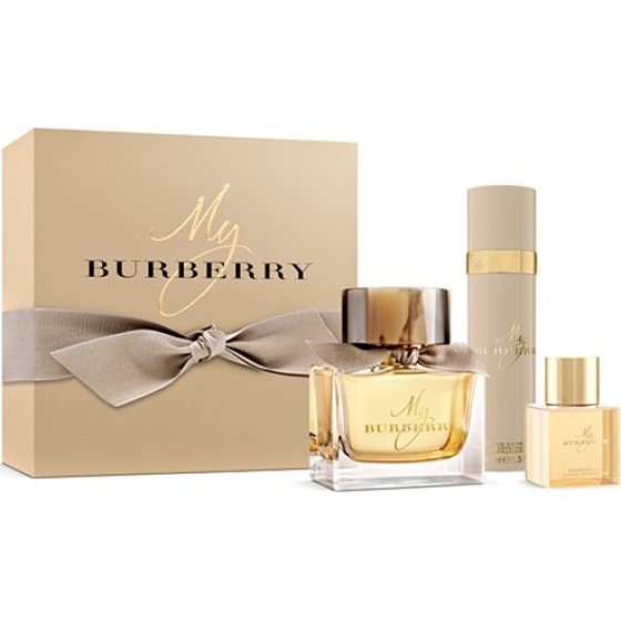 Burberry My Burberry parfümiertes Wasser für Frauen 90 ml + Deodorant Spray 100 ml + Duschöl 30 ml, Geschenkset
