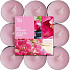 Bolsius Aromatic Pink Orchid - Teelichter mit Duft nach rosa Orchideen 18 Stück, Brenndauer 4 Stunden